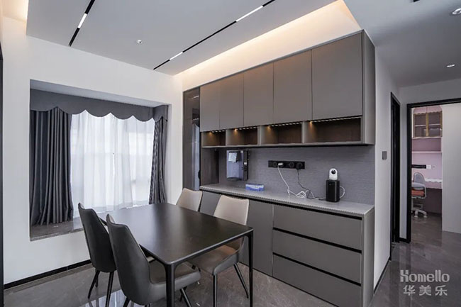 83㎡現代風裝修，三改二居室，全屋精致有品位